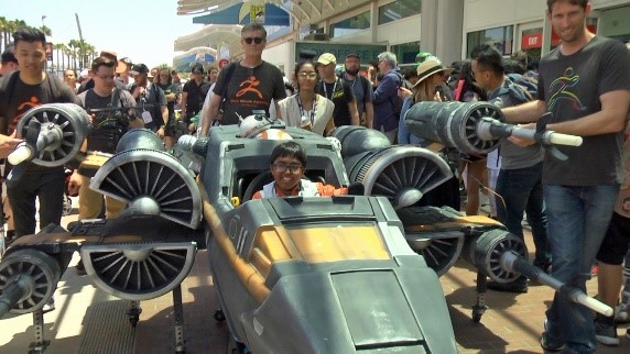 Massivit 3D helps fulfil teenager’s dream with Star Wars X-Wing fighter wheelchair costume