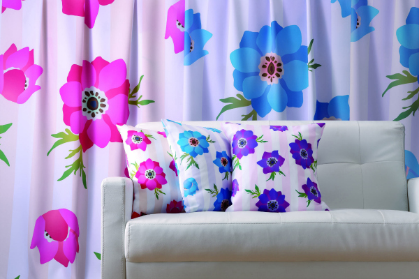 Roland Textiles Interior Decor - Couch  Curtains EDIT