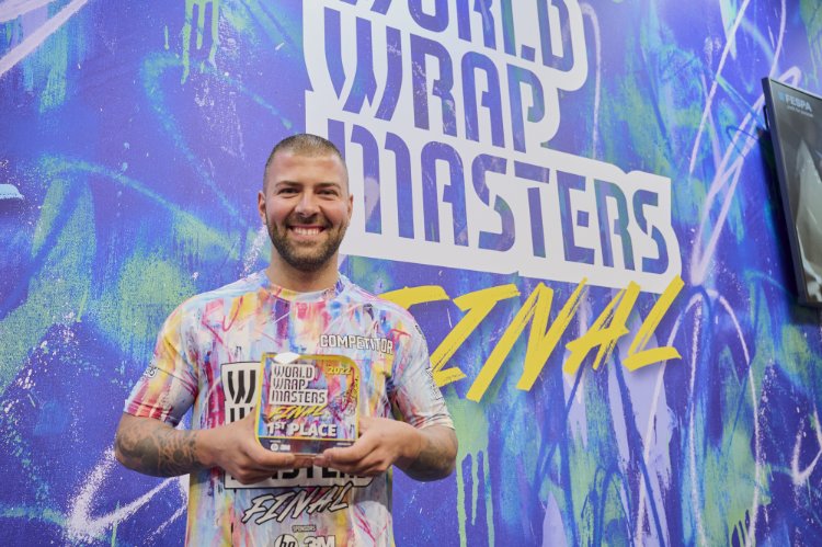 Ivan Tenchev remporte la couronne World Wrap Masters pour la Bulgarie à la FESPA Global Print Expo 2