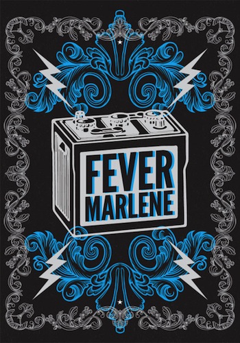 fever marlene screen print band poster
