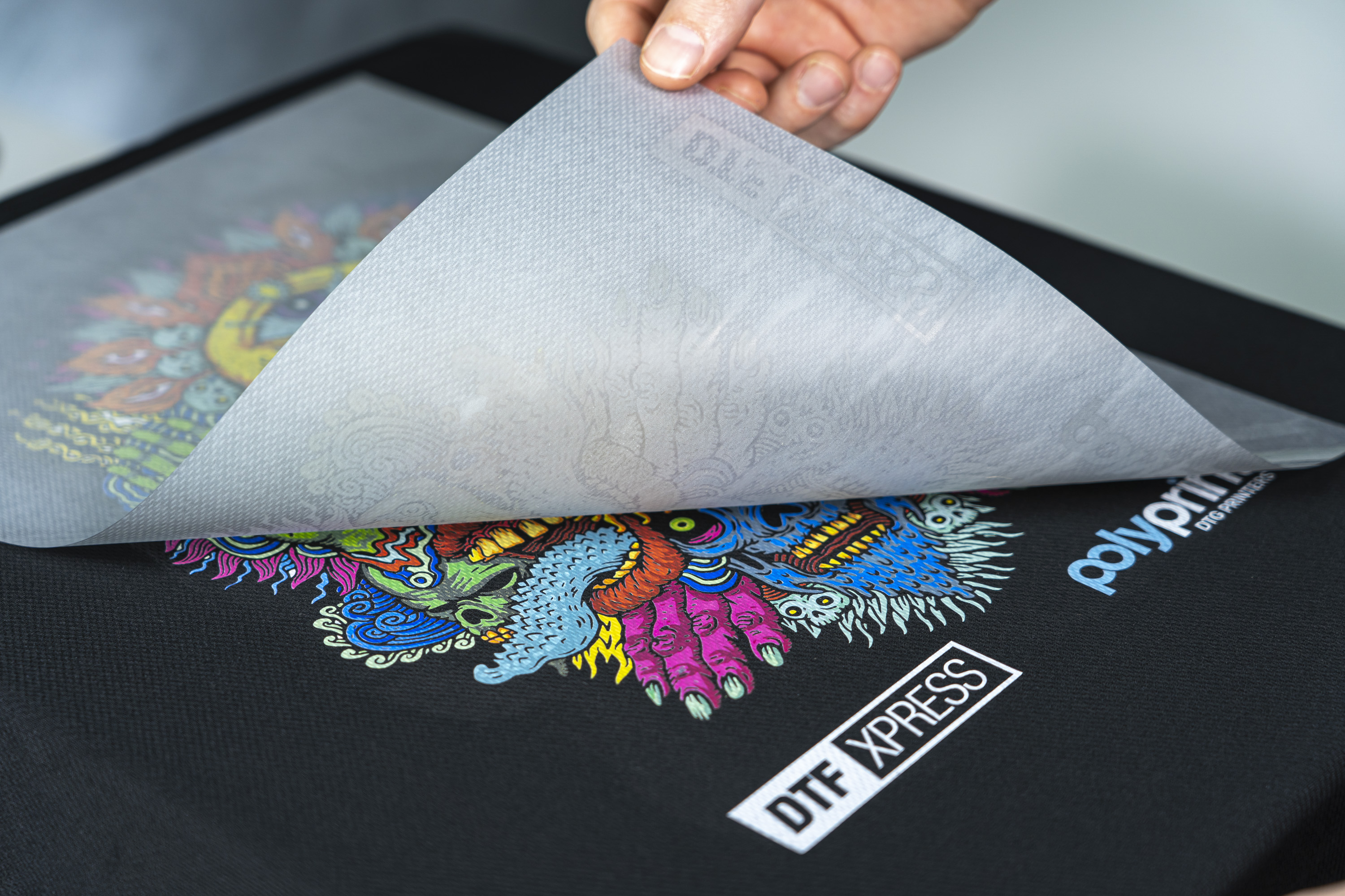 Printing direct-to-film transfers with a direct-to-garment printer - FESPA