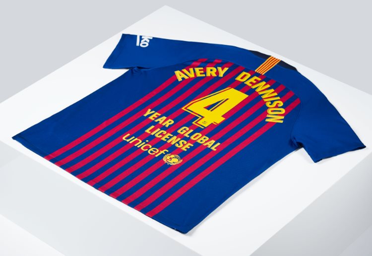 Avery Dennison scores with global FC Barcelona deal