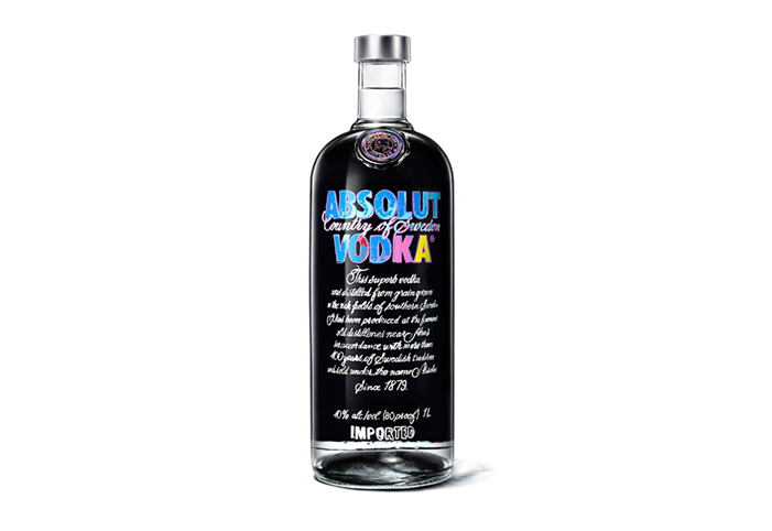2. Absolut limited edition bottle web