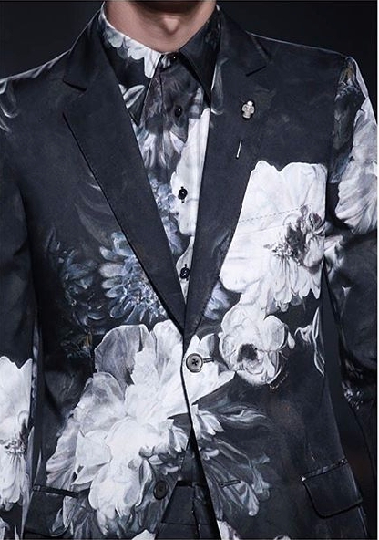 Alexander McQueen Menswear Floral2