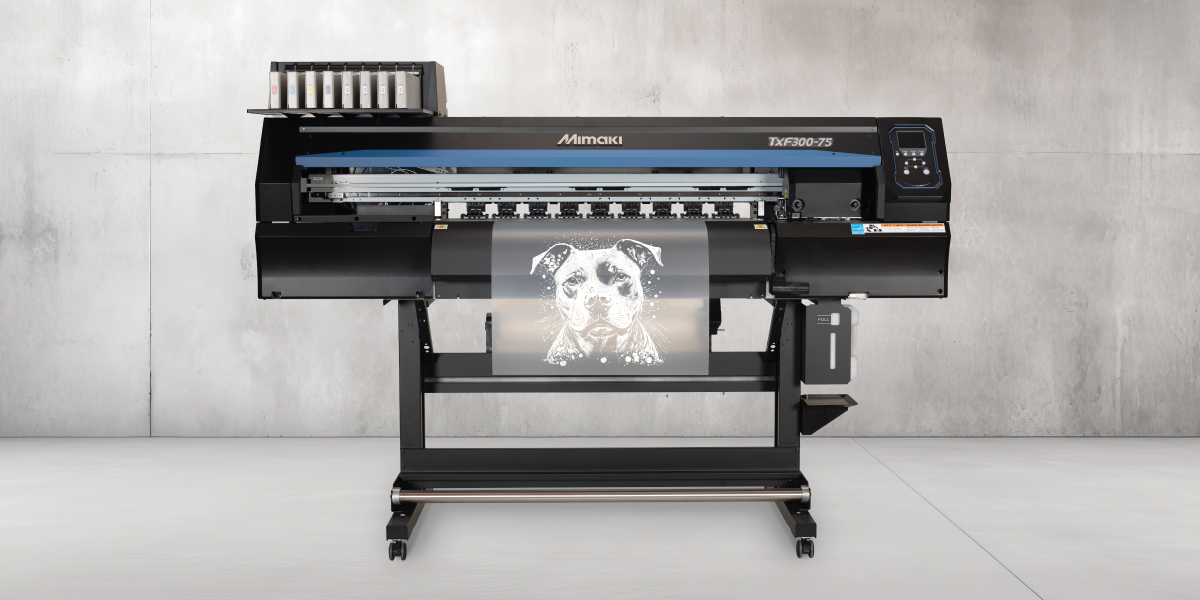 Mimaki recently rolled out its new TxF300-75 direct-to-film printer