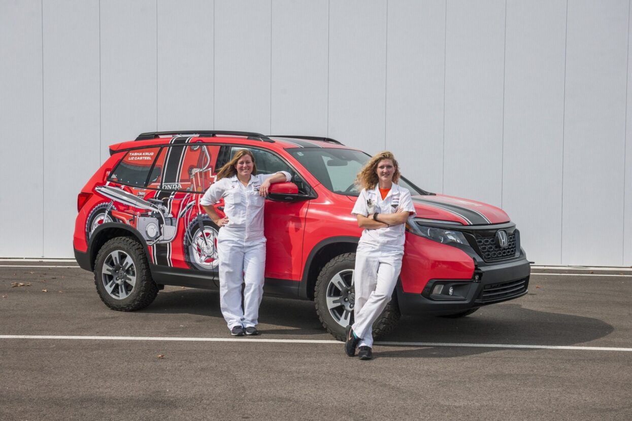 Rebelle Rally 2019 Honda Passport engineers team