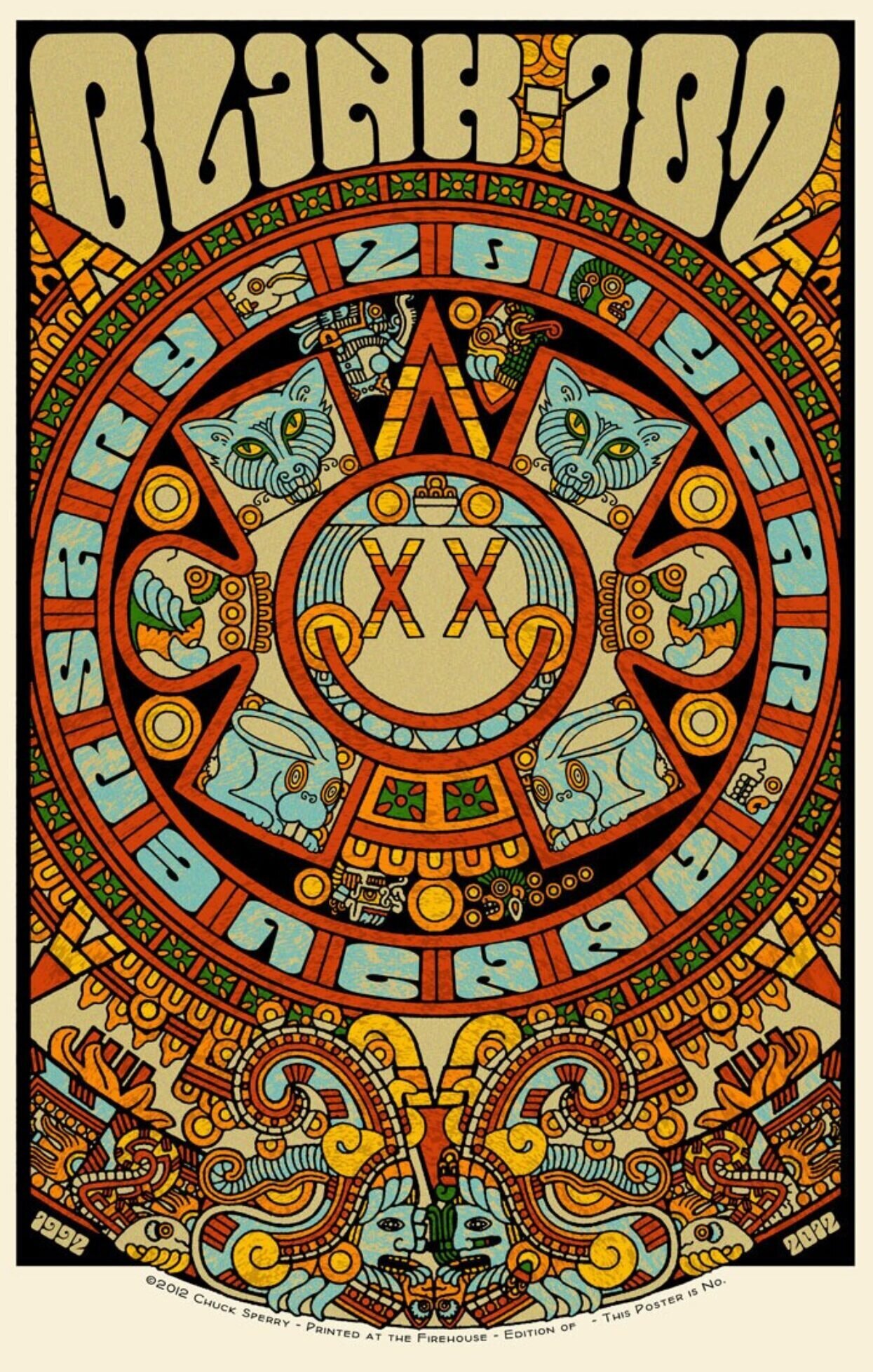 blink 182 chuck sperry-poster