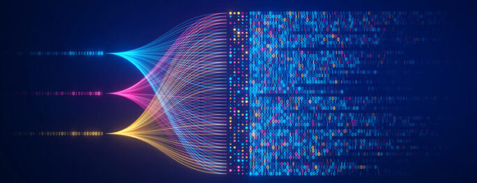Abstract conception of big data technology